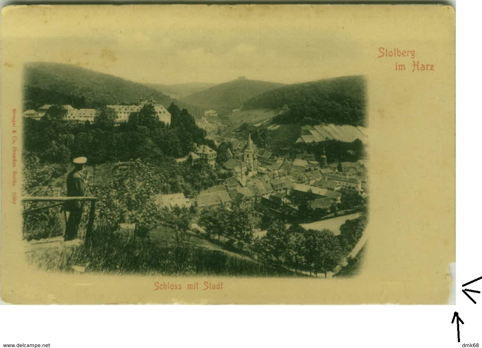 AK GERMANY - STOLBERG IM HARZ - SCHLOSS MIT STADT - EDIT STENGEL & CO. - 1900s (BG5395) - Stolberg (Harz)