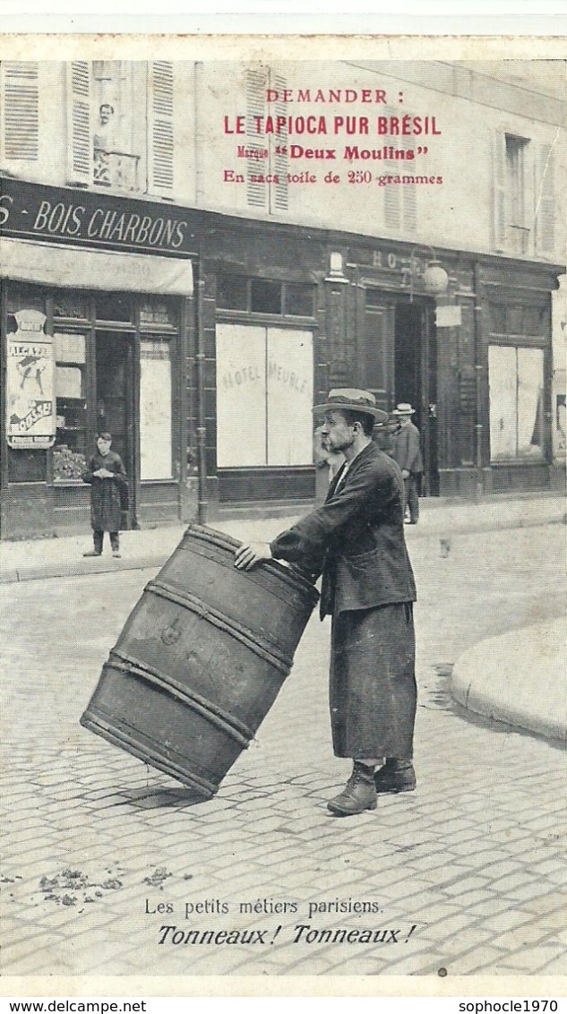 2020 - SEINE - 75 - PARIS - Les Petits Métiers Parisiens - Tonneaux - Tonneaux - Pub Tapioca Brésil - Petits Métiers à Paris