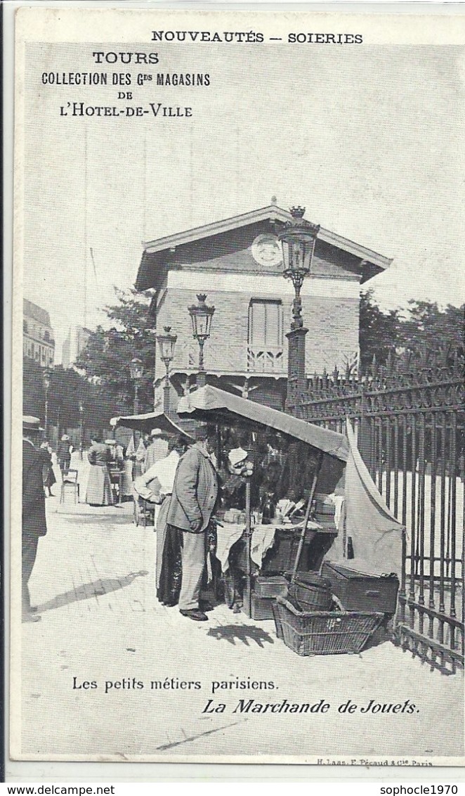 2020 - SEINE - 75 - PARIS - Les Petits Métiers Parisiens - Marchande De Jouets - Pub Collection Grands Magasins - Petits Métiers à Paris