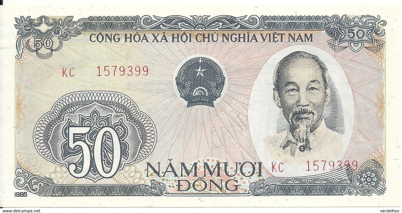 VIET NAM  50 DONG 1985 UNC  P 97 - Viêt-Nam