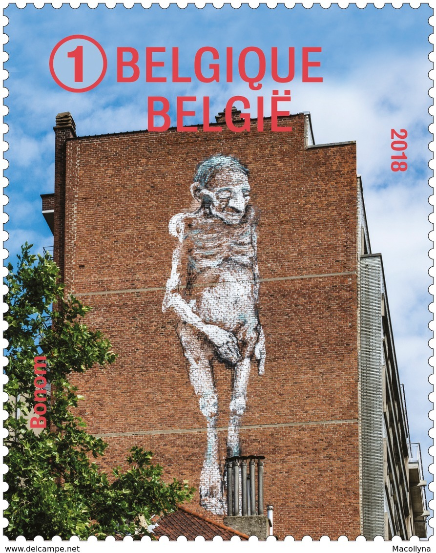 4770/74** Streetart België 2018 Belgium 2018 Street Art MNH Postfrisch - Unused Stamps