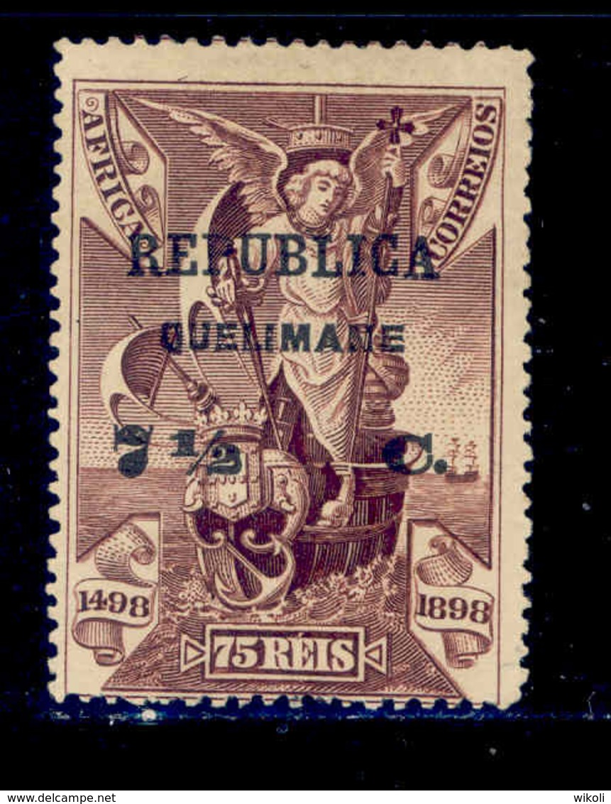 ! ! Quelimane - 1913 Vasco Gama On Africa 7 1/2 C - Af. 06 - MH - Quelimane