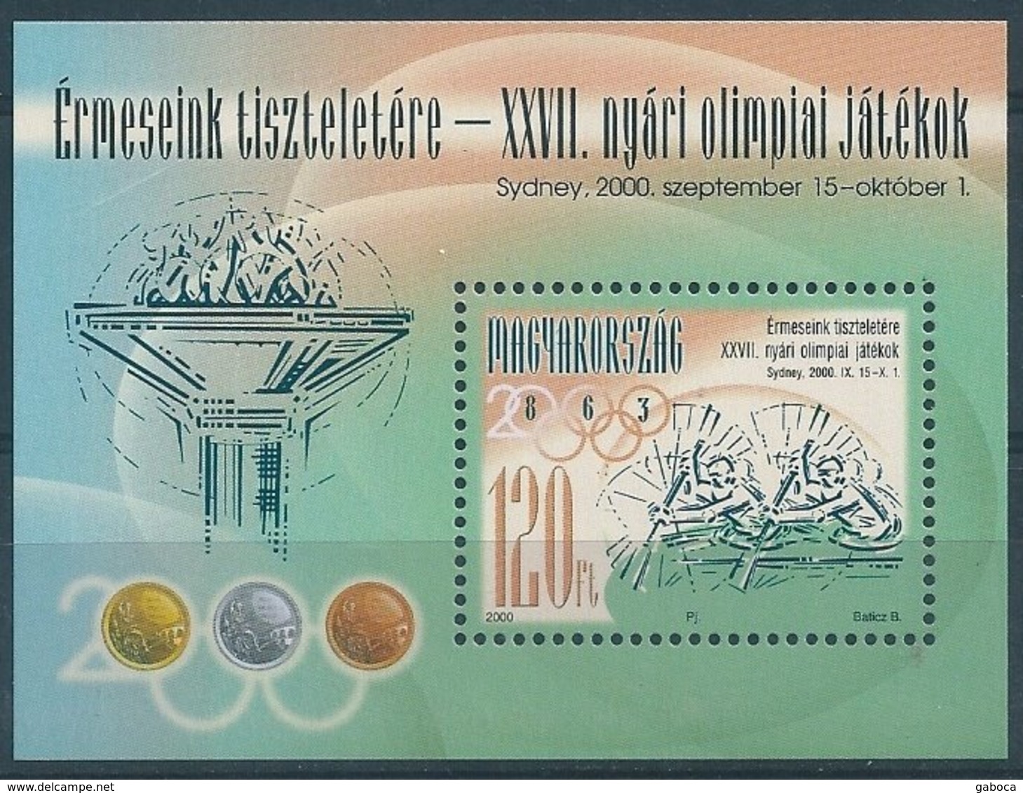 B3899 Hungary Olympics Sydney Sport Medallists S/S MNH - Eté 2000: Sydney - Paralympic