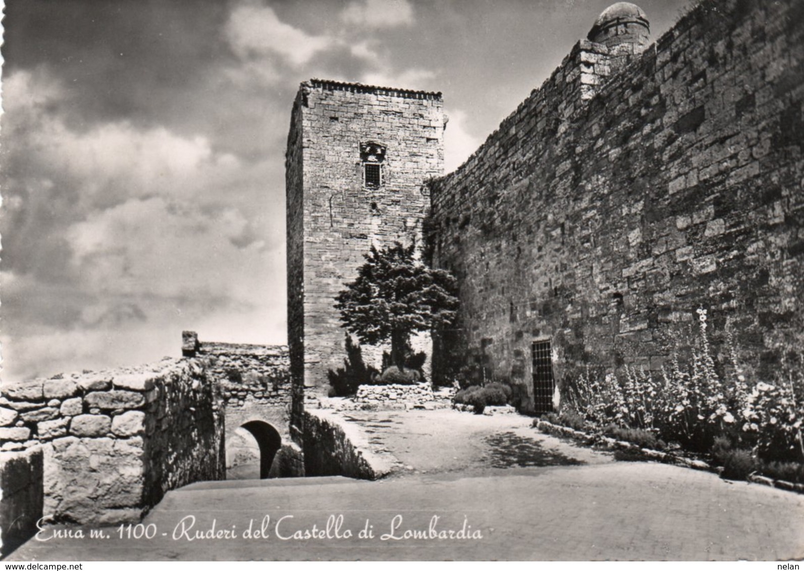 ENNA-RUDERI DEL CASTELLO DI LOMBARDIA-VERA FOTO - Enna