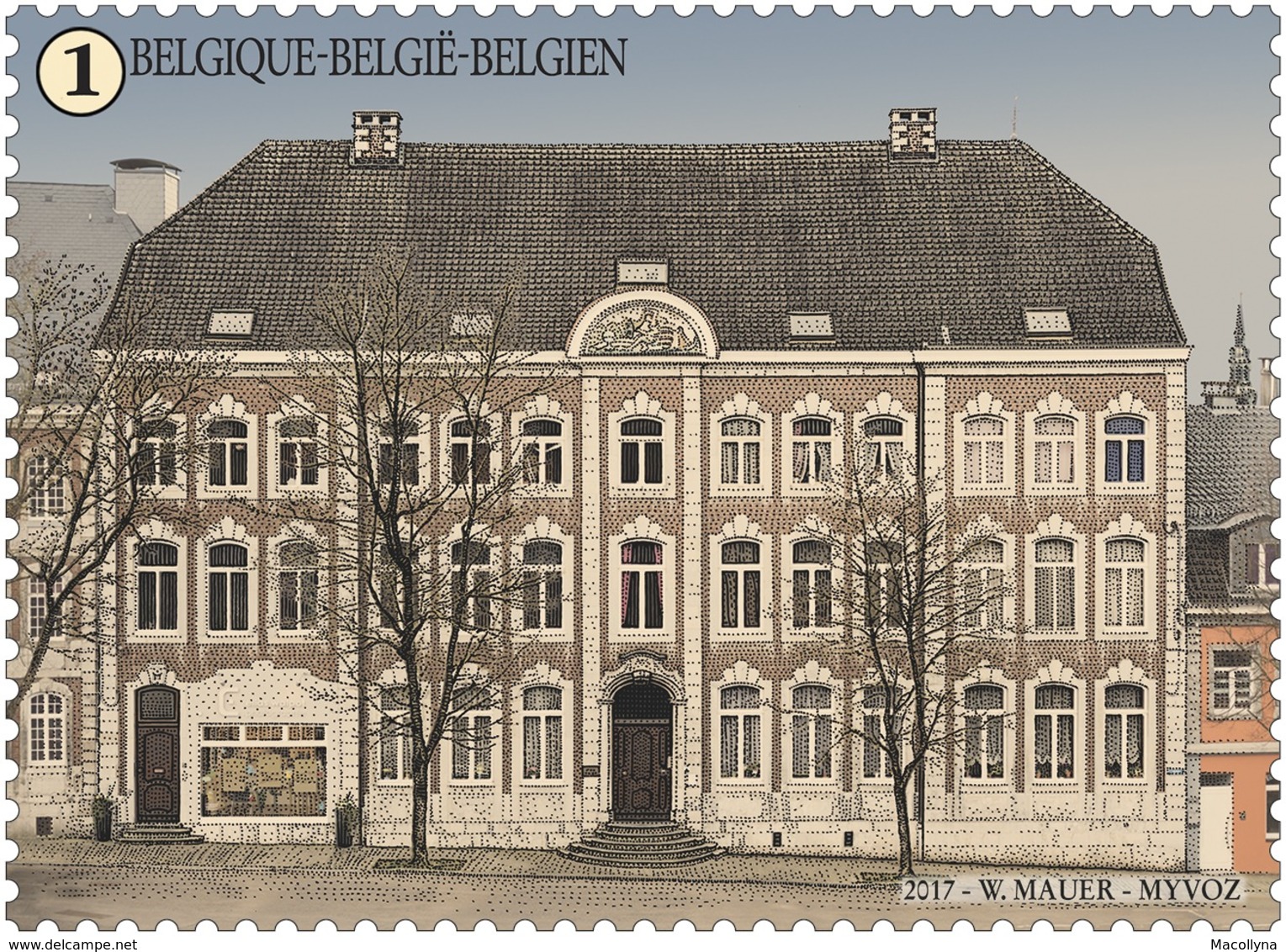 Blok 249** Stadspleinen Van Eupen 4685/89** Les Places De La Ville D'Eupen - Eupens Schönste Plätze !! - Neufs