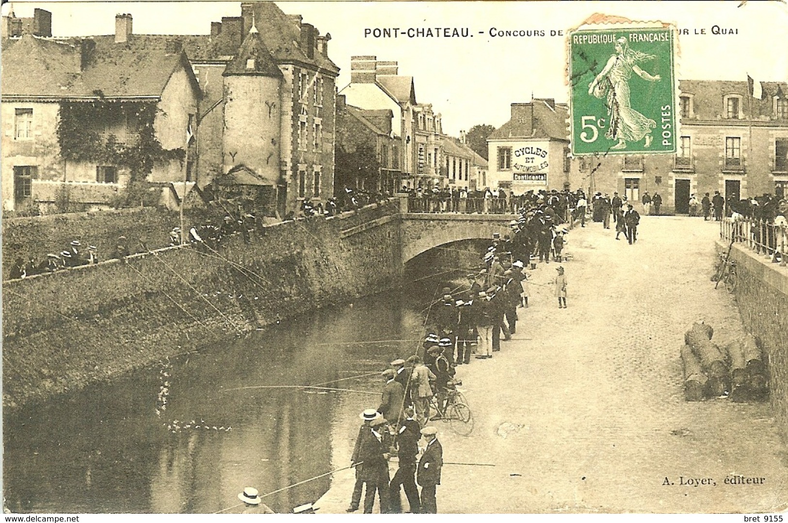 44 PONTCHATEAU PONT-CHATEAU CONCOURS DE PECHE A LA LIGNE SUR LE QUAI - Pontchâteau