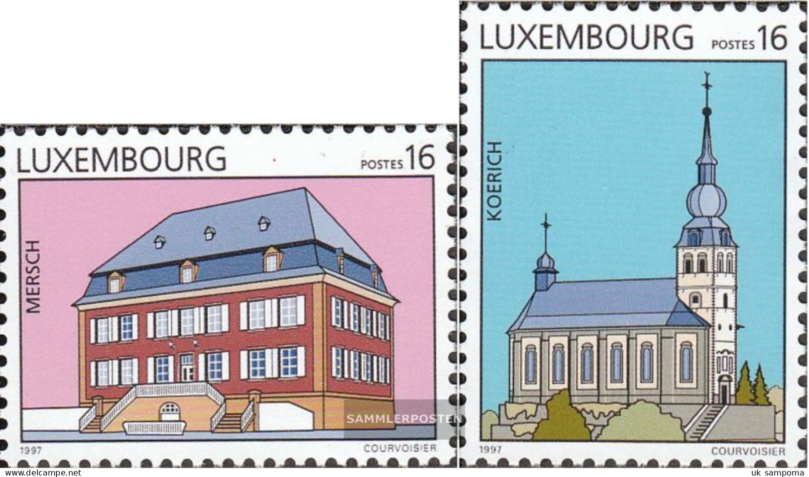 Luxembourg 1414-1415 (complete Issue) Unmounted Mint / Never Hinged 1997 Attractions - Unused Stamps