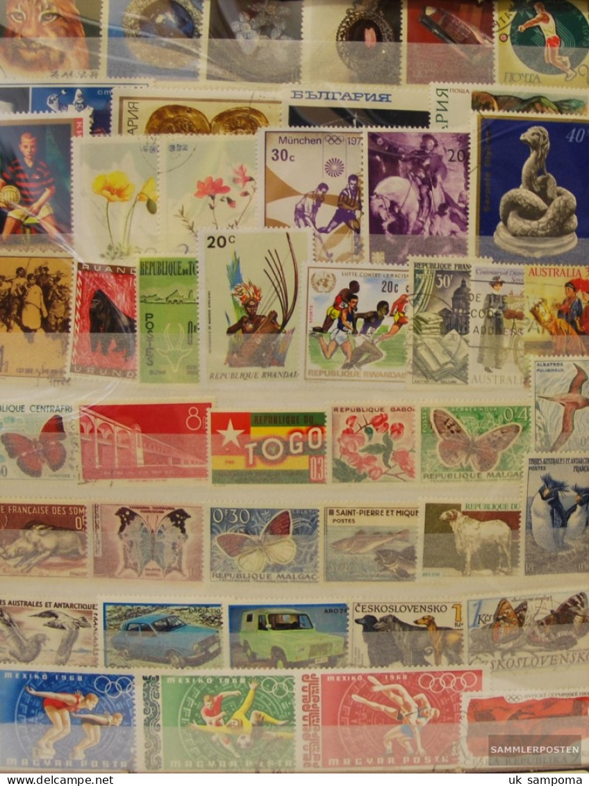 All World 2.000 Different Stamps - Collections (without Album)