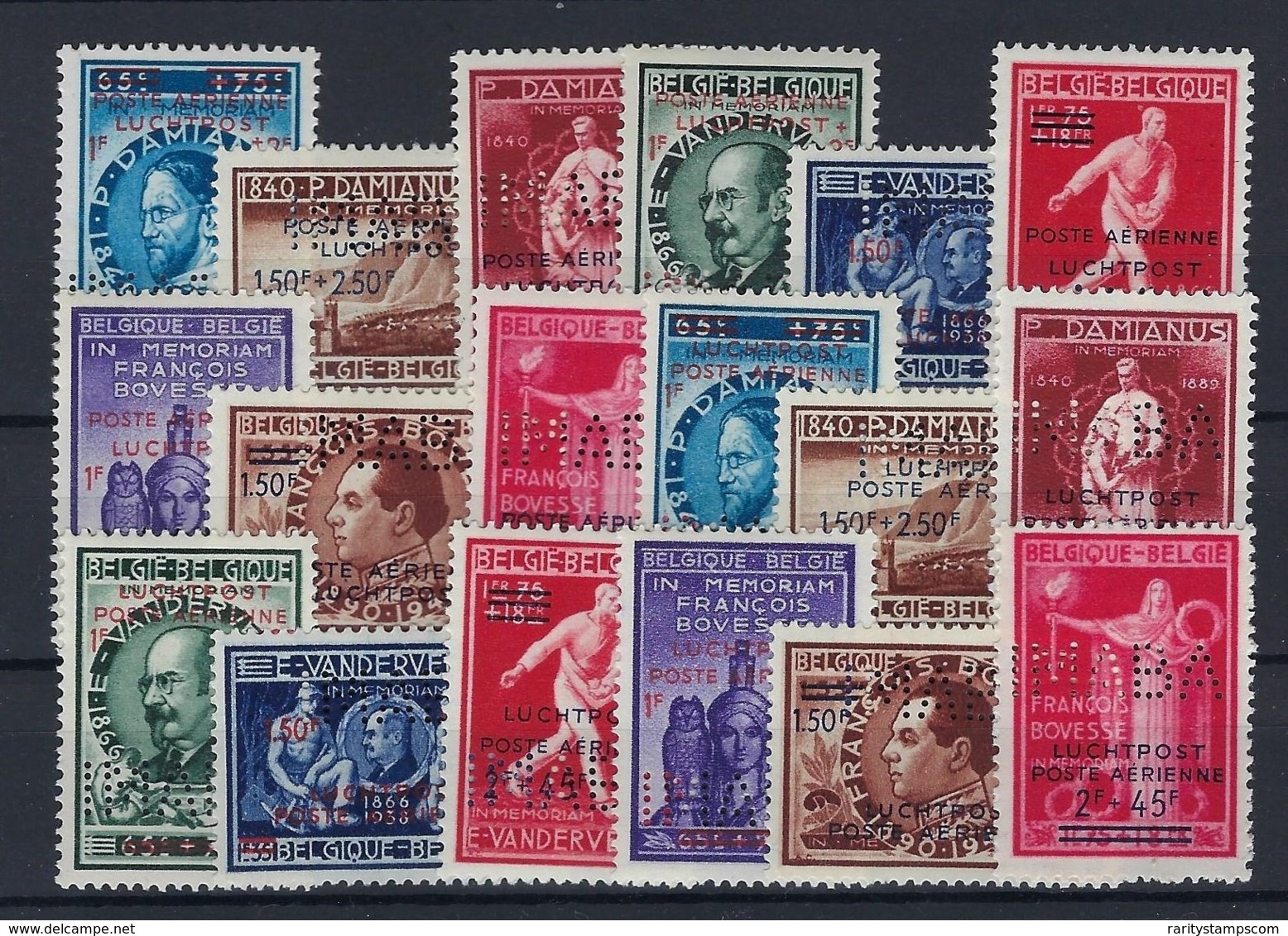 BELGIUM 1947 AIRMAIL IMABA SET - Sonstige & Ohne Zuordnung