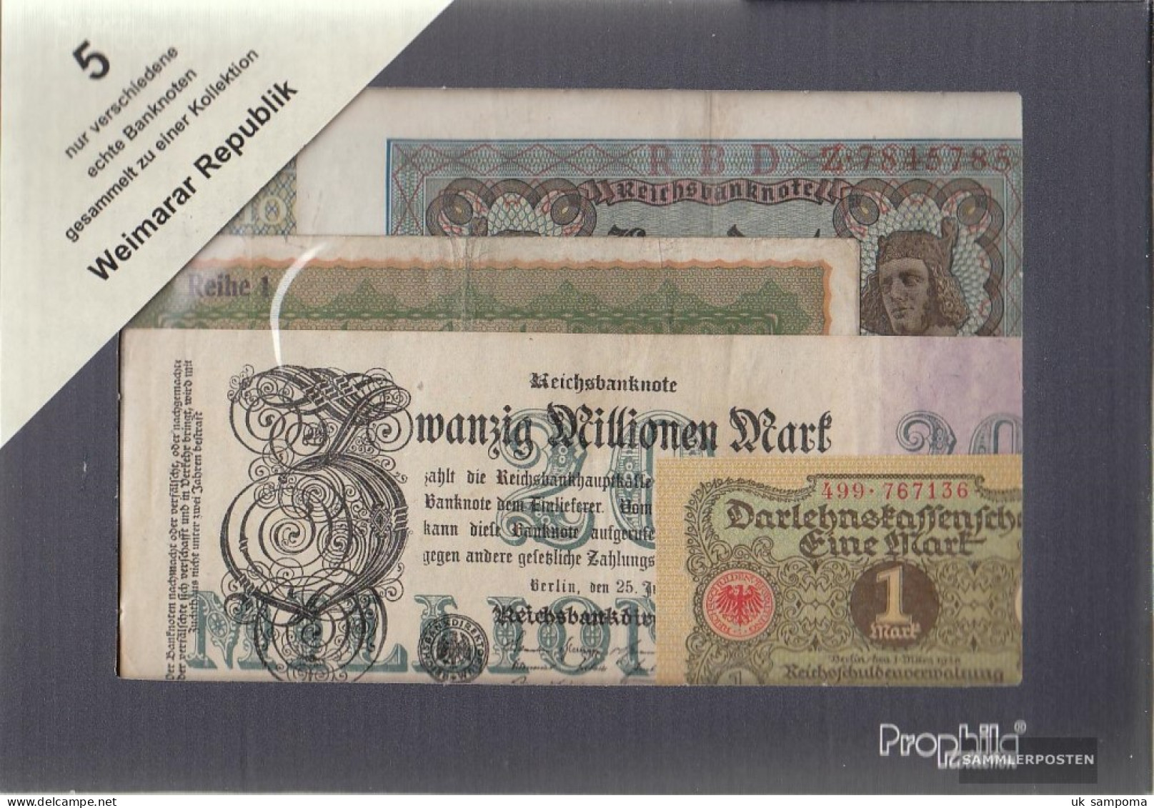 German Empire 5 Different Banknotes  Weimar Republic - [11] Local Banknote Issues