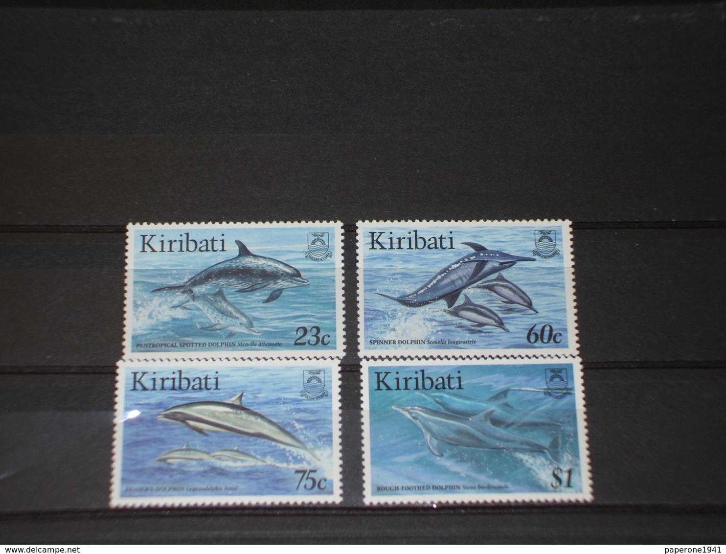 KIRIBATI 1996 DELFINI 4 VALORI - NUOVI(++) - Kiribati (1979-...)