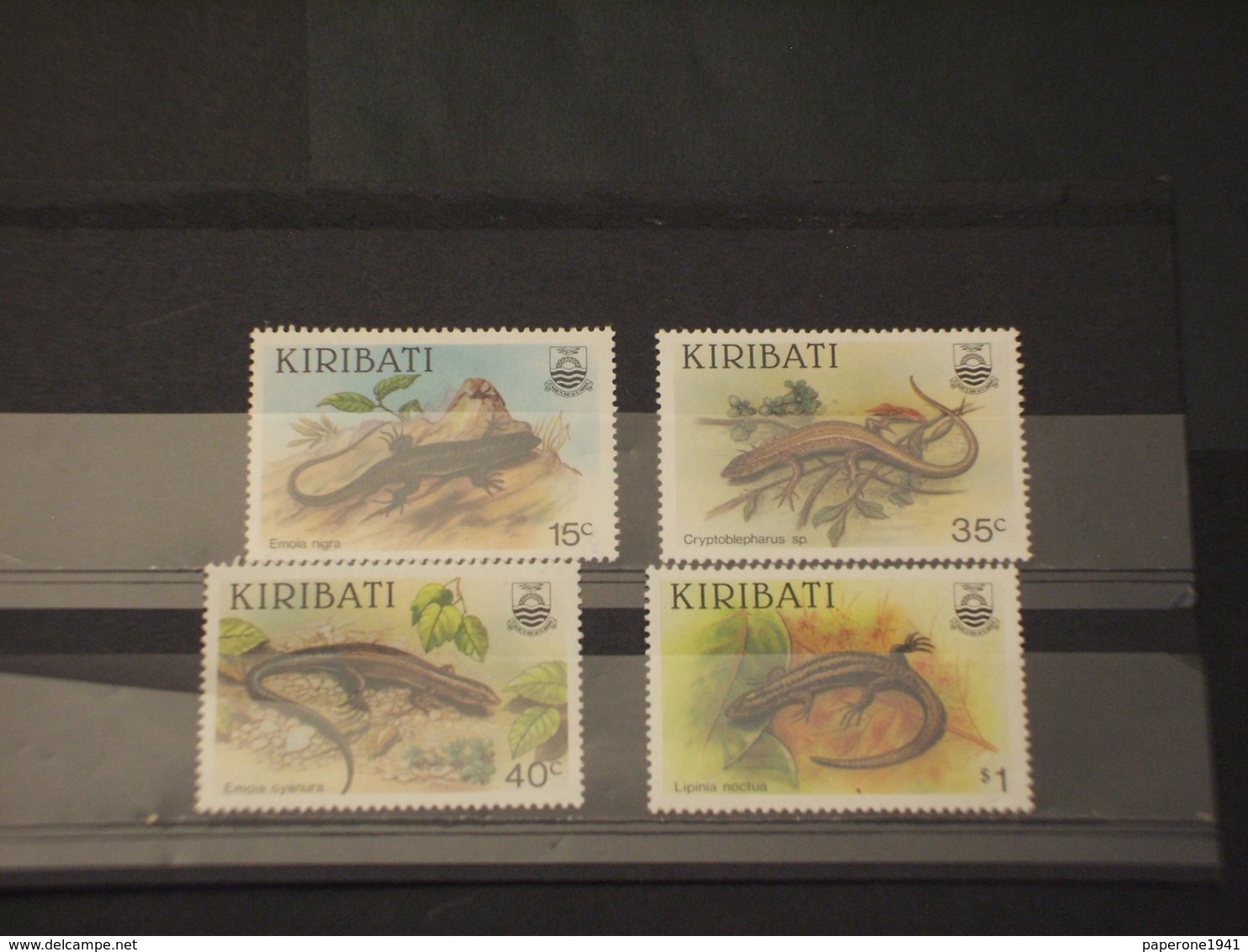 KIRIBATI - 1987 FAUNA 4 VALORI - NUOVI(++) - Kiribati (1979-...)