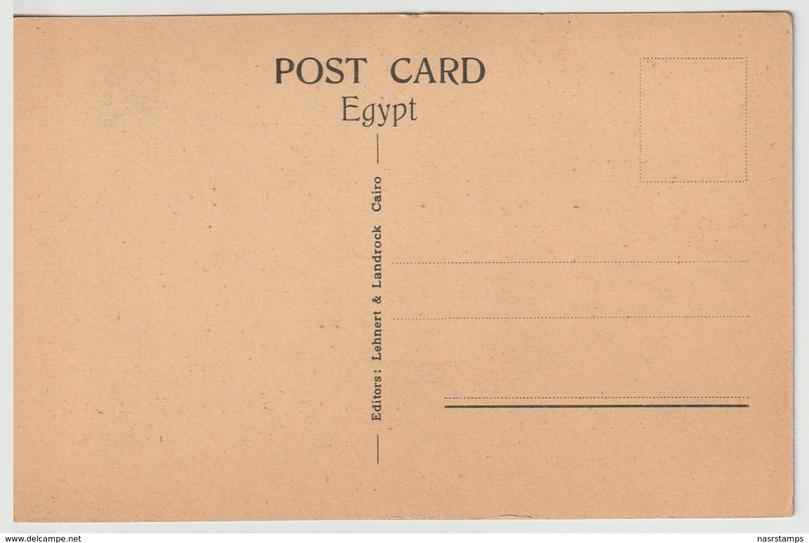 Egypt - Vintage Post Card - Kom Ombo - Egittologia