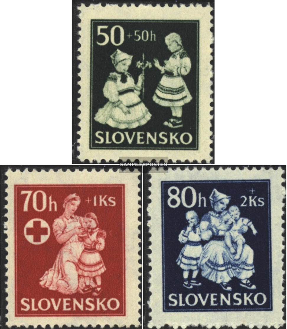 Slovacchia 112-114 (completa Edizione) MNH 1943 Aiuto Per Bambini - Nuovi
