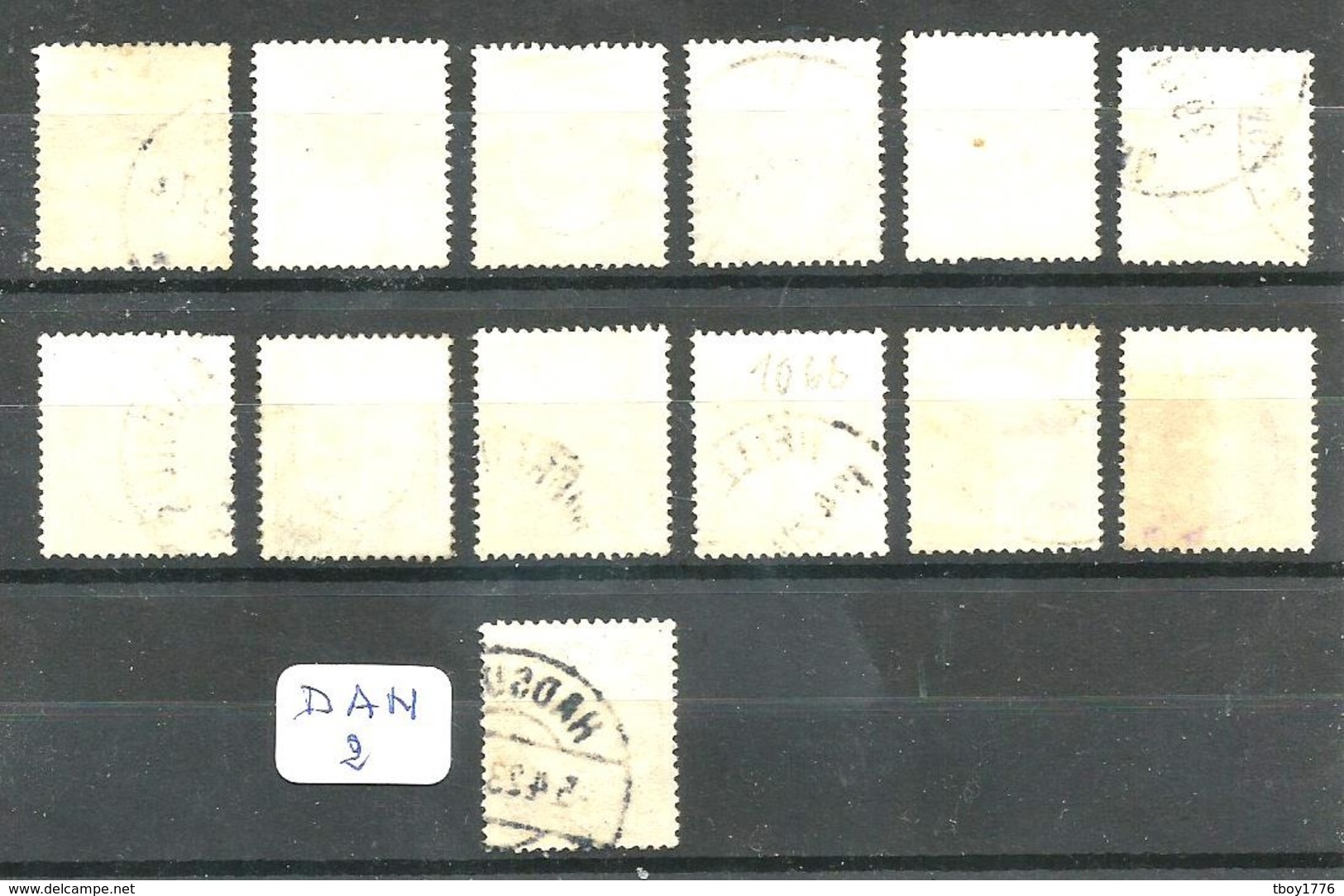 DAN YT 105/116 +111a En Obl - Used Stamps