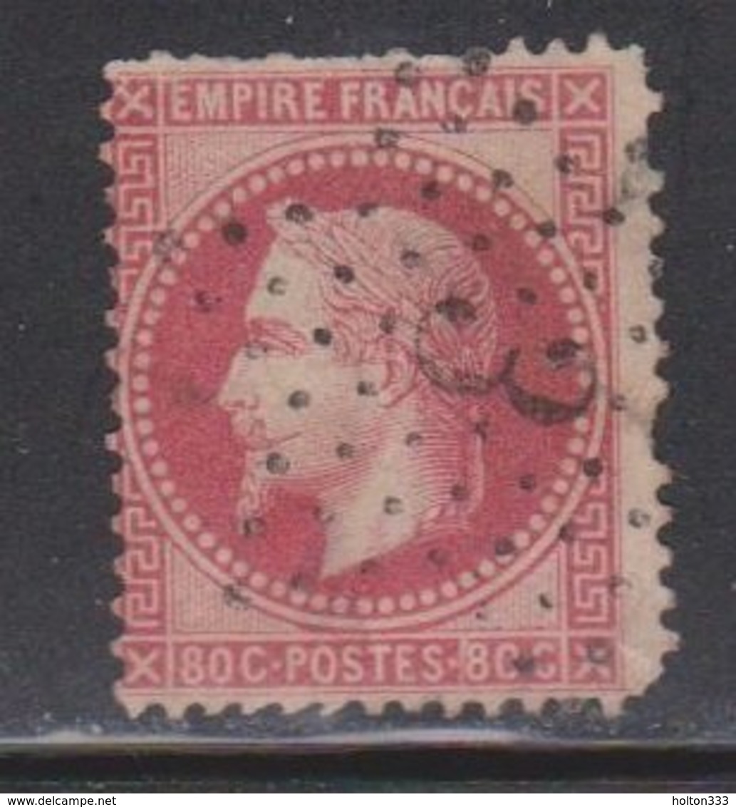 FRANCE Scott # 36 Used - Short Perfs - CV $ 24 - 1863-1870 Napoleon III With Laurels