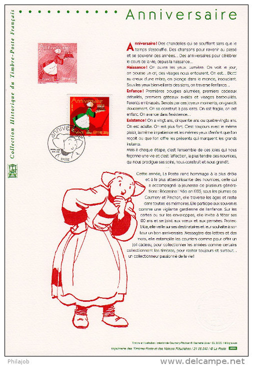 &#9989; " BECASSINE " Sur Document Philatélique Officiel  De 2005. N° YT 3778. DPO - Bandes Dessinées