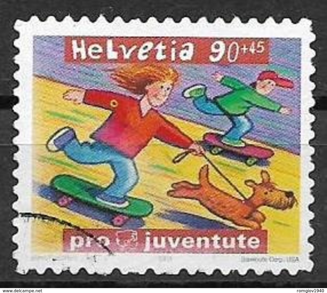 SVIZZERA 2003 PRO JUVENTUTE UNIF. 1783 USATO VF - Usati