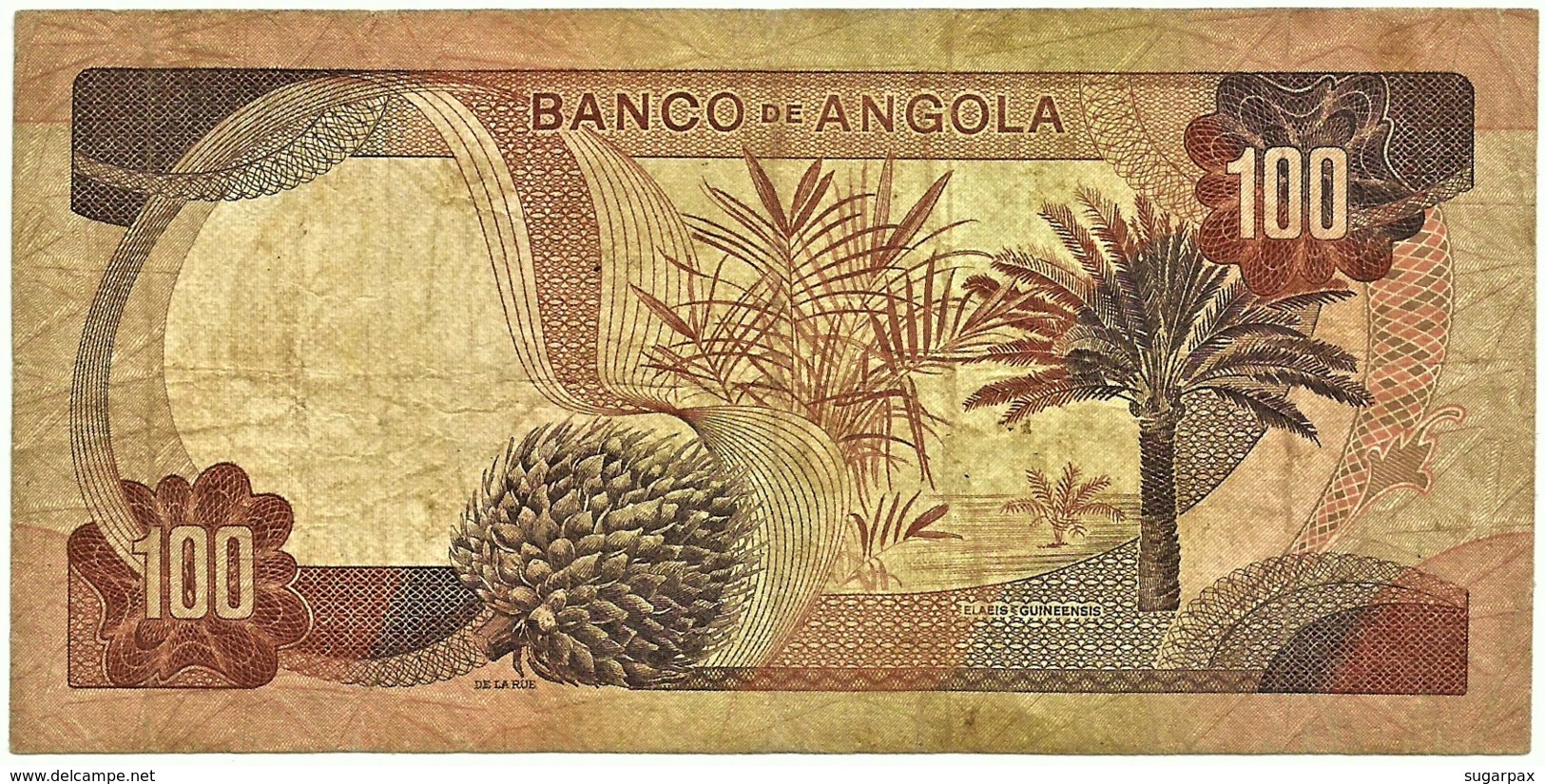 Angola - 100 Escudos - 24.11.1972 - Pick 101 - Série AJ - Marechal Carmona - PORTUGAL - Angola