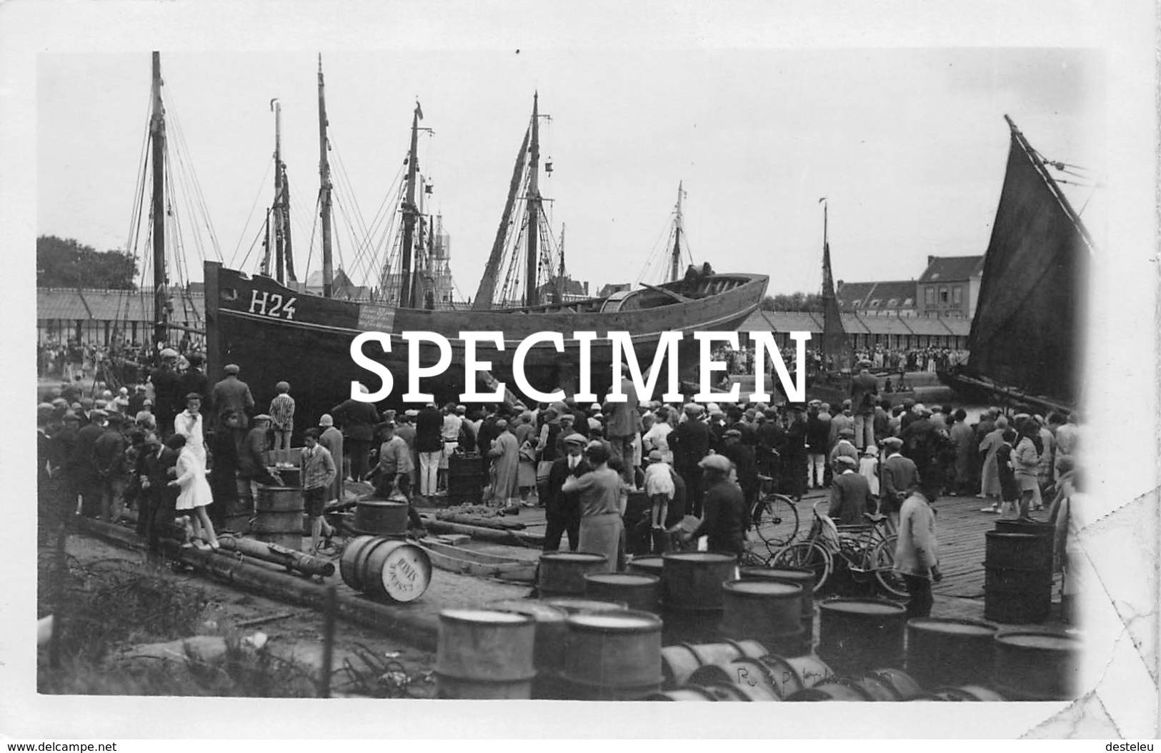 Fotokaart Haven 1928 - Blankenberge - Blankenberge