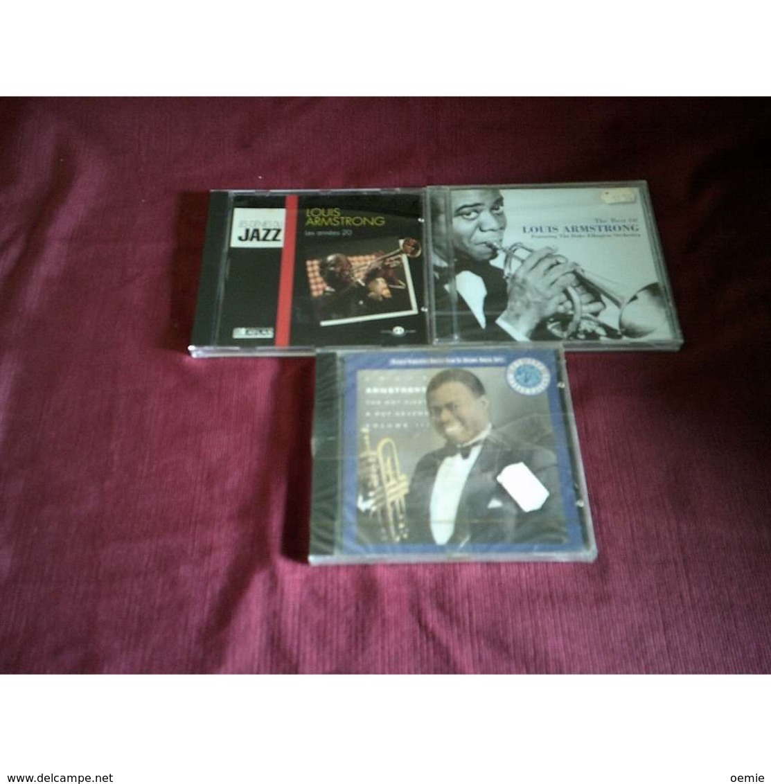 LOUIS  ARMSTRONG  ° COLLECTION DE 3 CD ALBUM - Jazz