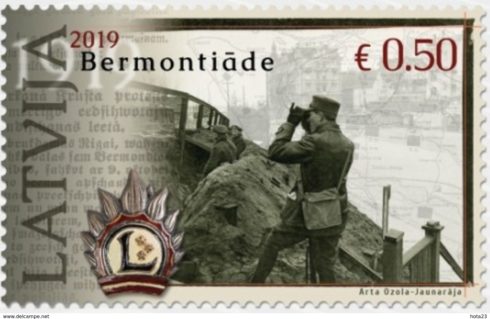 Latvia Lettland Lettonie 2019  Century Since The Liberation Of Latvia From The Bermondt - Militar Army - Letland