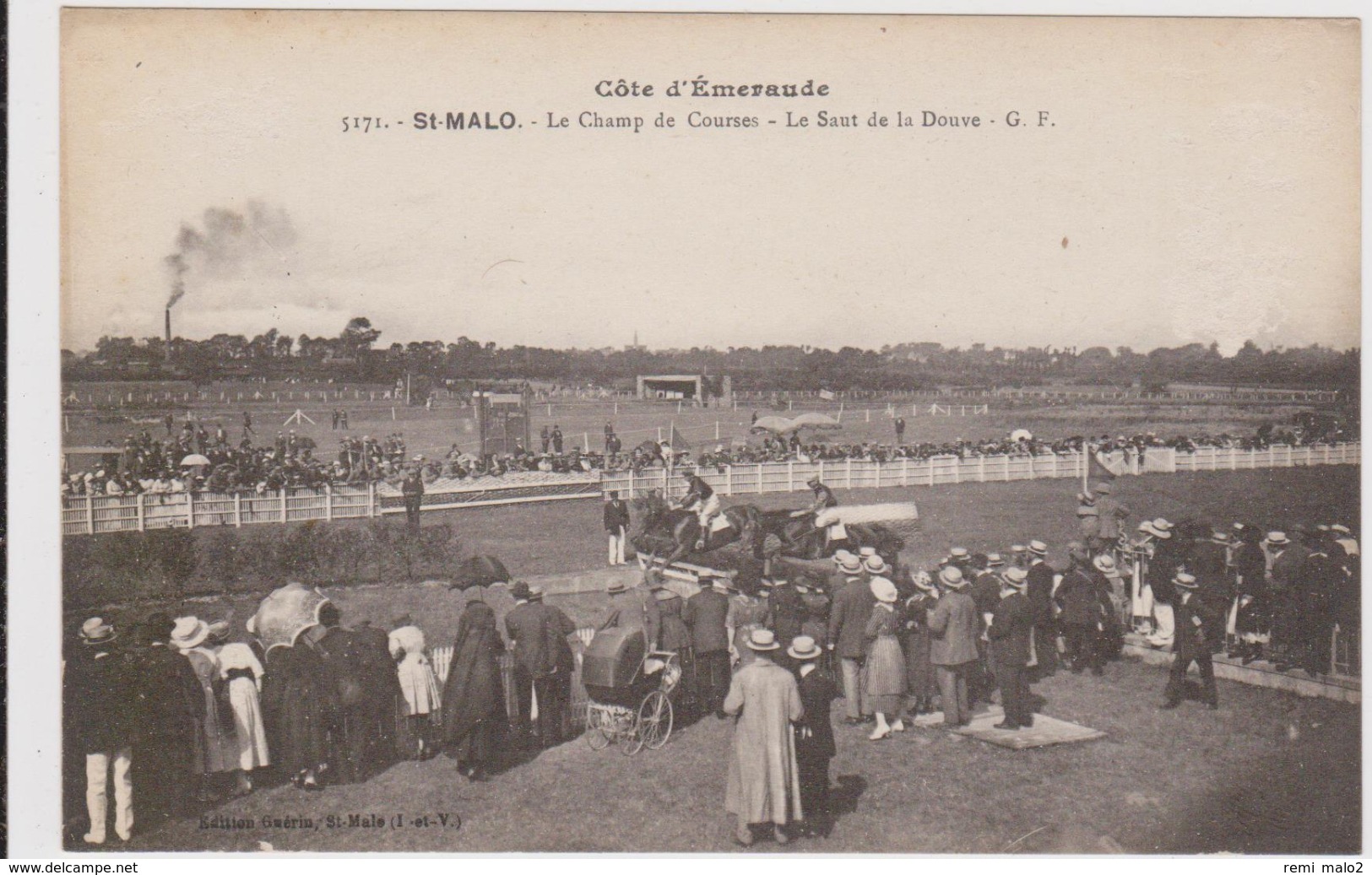 CARTE POSTALE   SAINT MALO 35  Le Champ De CoursesLe Saut De La Douve - Saint Malo