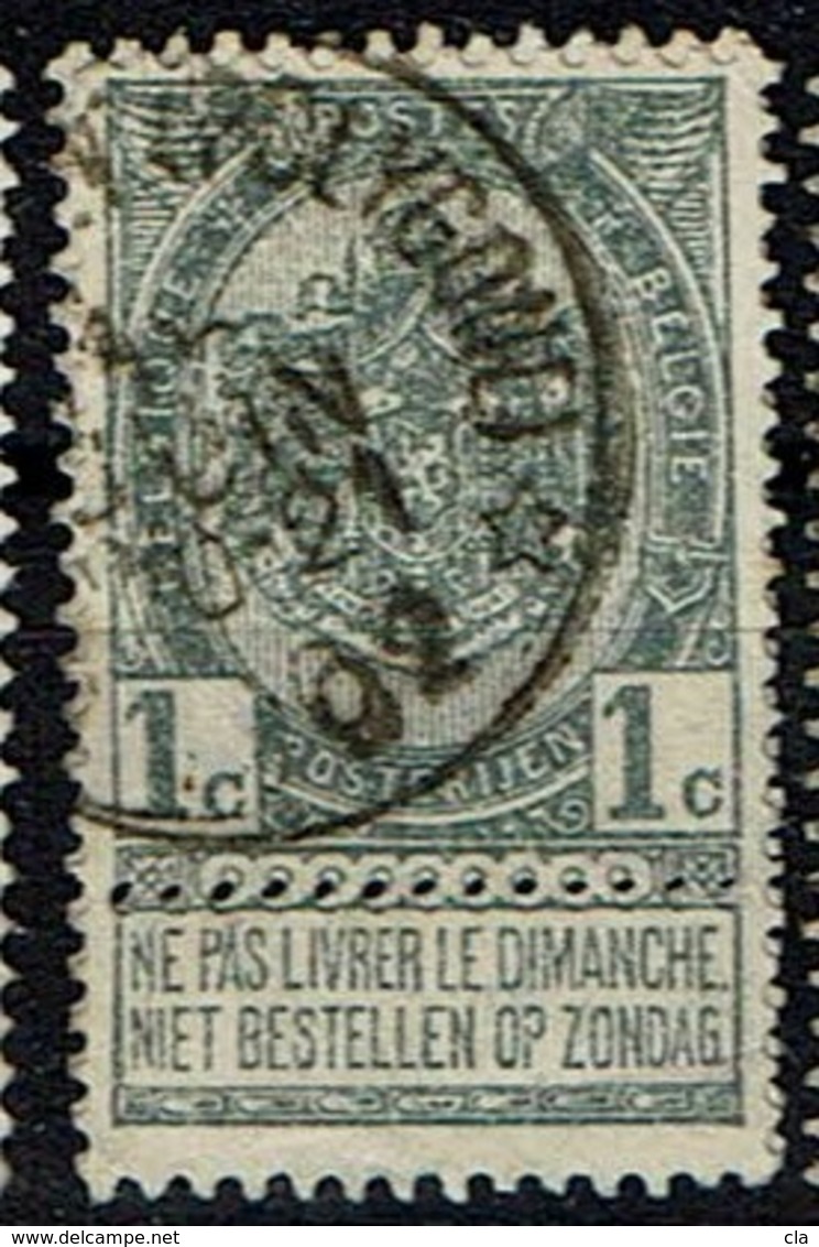 53  Obl Relais  Brasschaet (Polygone)  + 15 - 1893-1907 Coat Of Arms