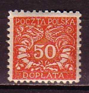 R3947 - POLOGNE POLAND TAXE Yv N°19 * - Portomarken