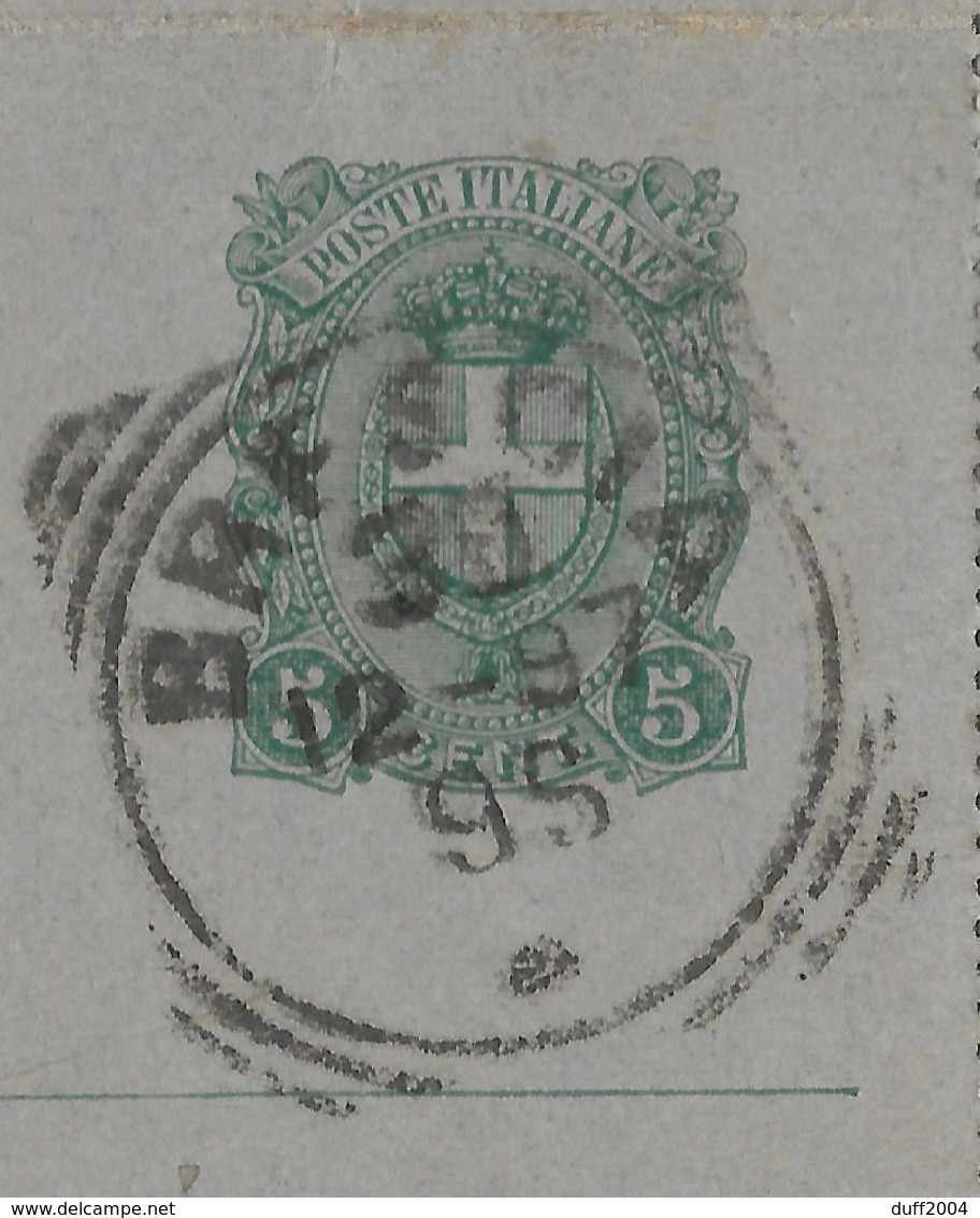 DA BRESCIA PER CITTA' - 30.1.1897. - Stamped Stationery