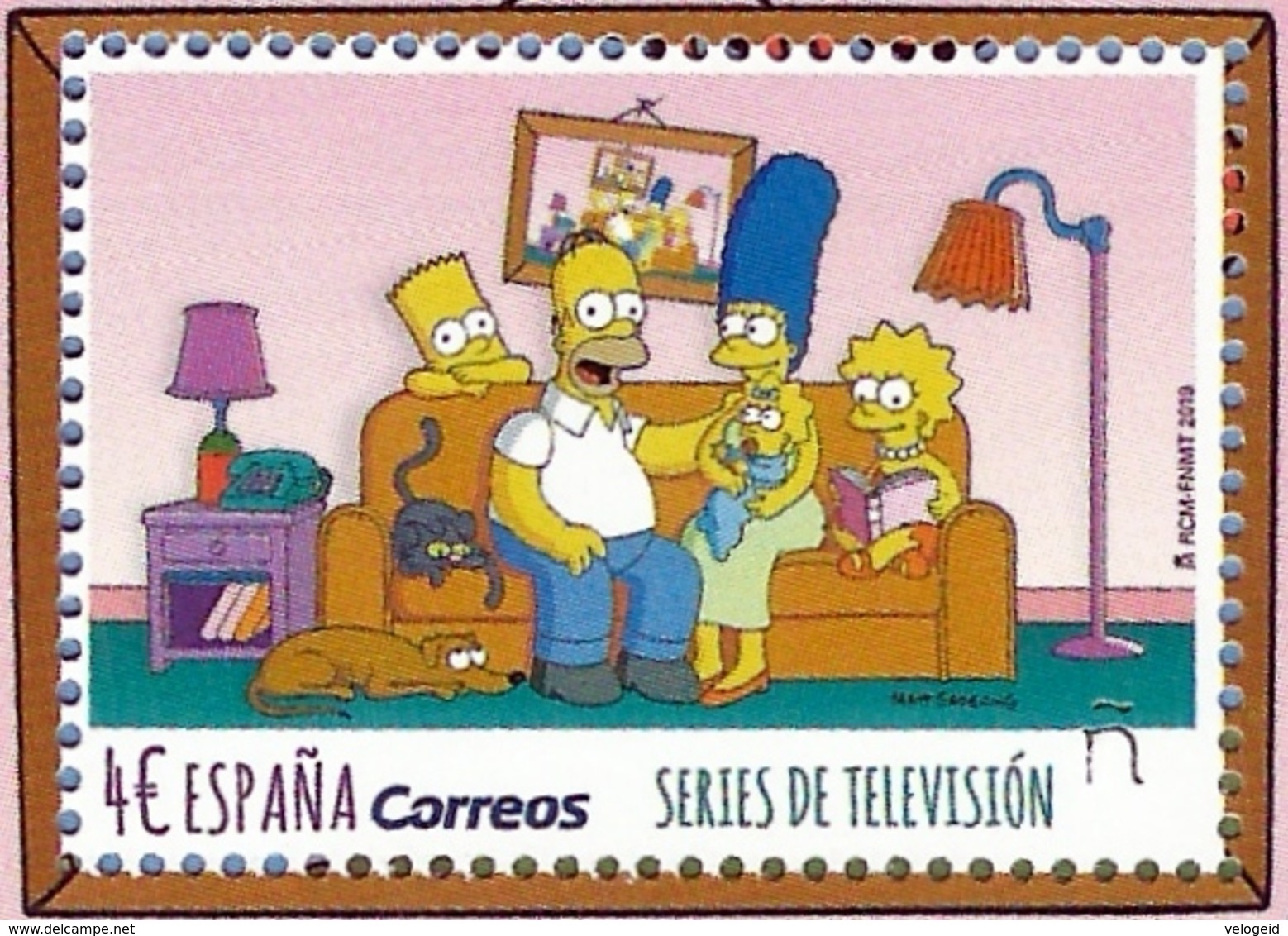 España. Spain. 2019. HB. Series De Televisión. The Simpsons (Los Simpson) - Nuevos