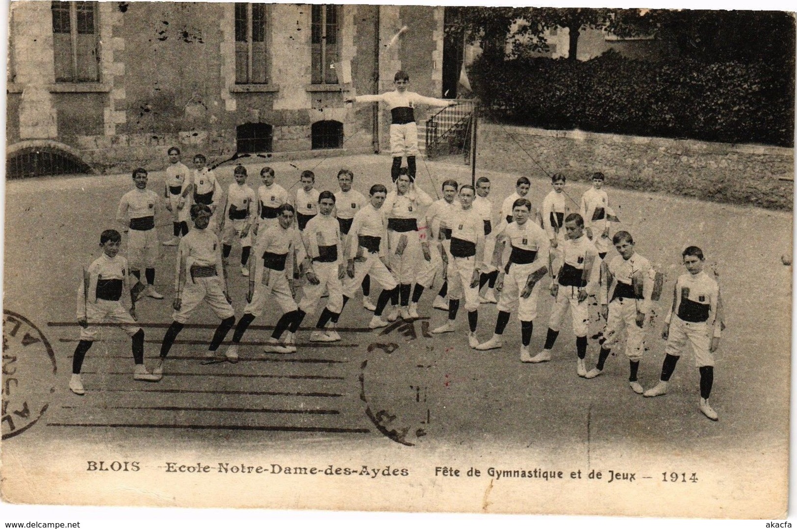 CPA BLOIS - École Notre-Dame-des-AYdes - Fete De GYmnastique Et De Jeux (208826) - Blois