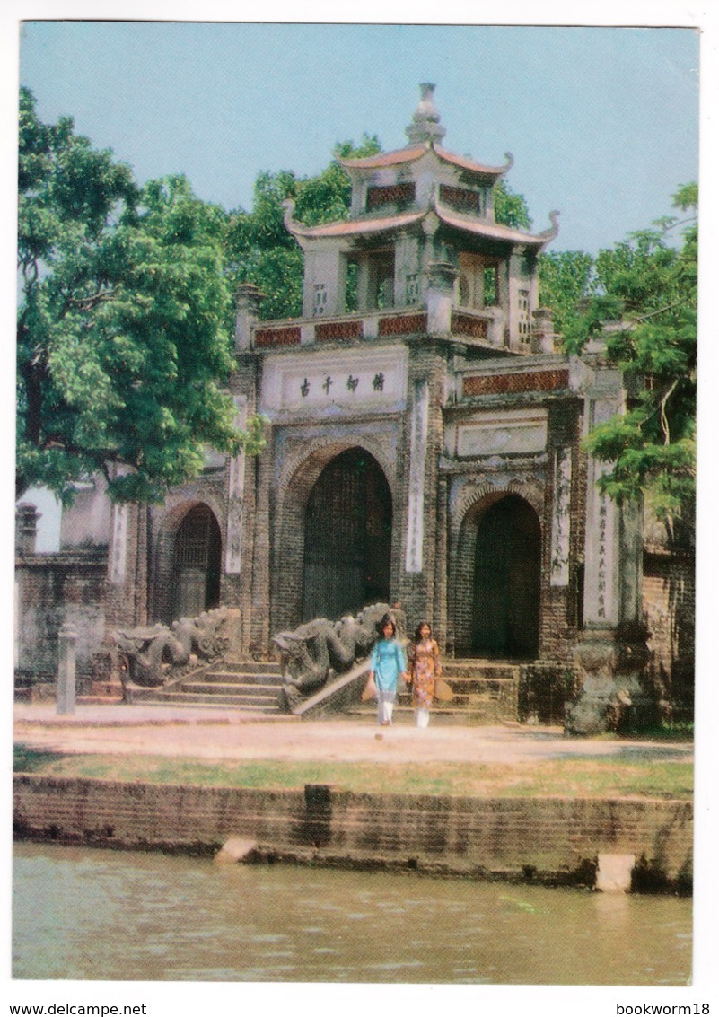 M592 Vietnam Carte Postale The Co Loa Citadel Posted 1989 Mi 1990 Vietnam And Cambodia Solidarity - Vietnam