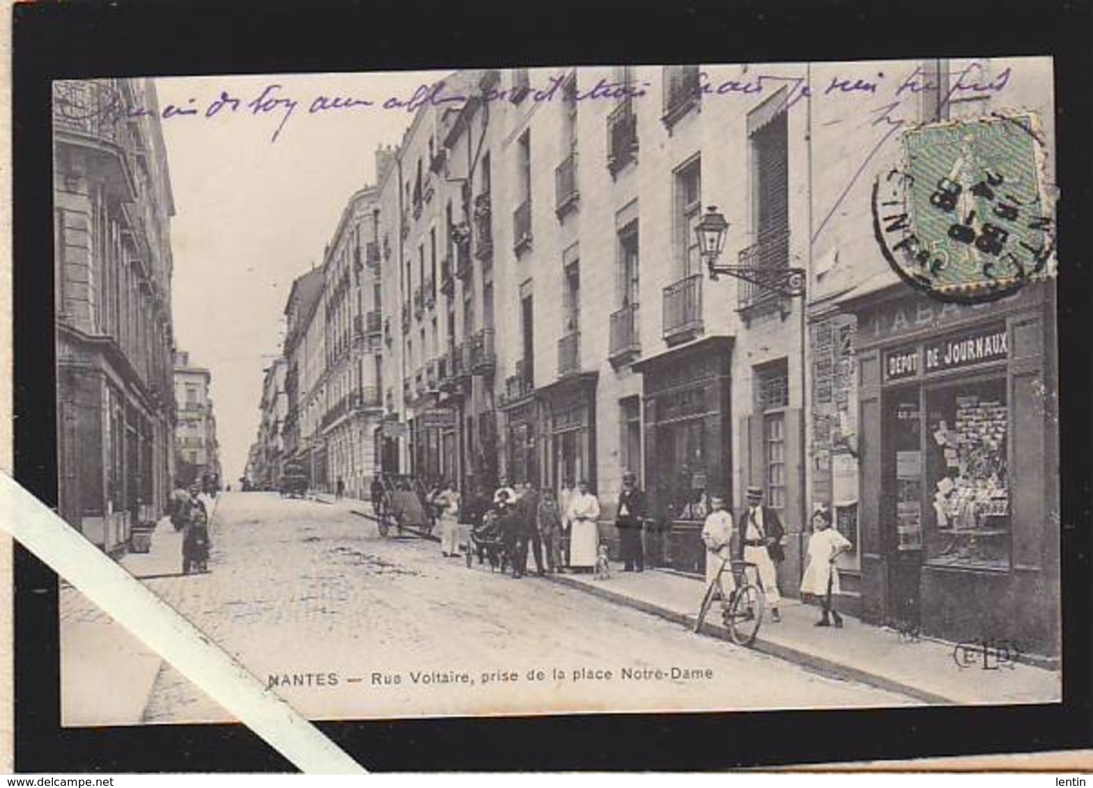 Nantes  /  Rue Voltaire, Prise De La Place Notre-dame / Rare - Nantes