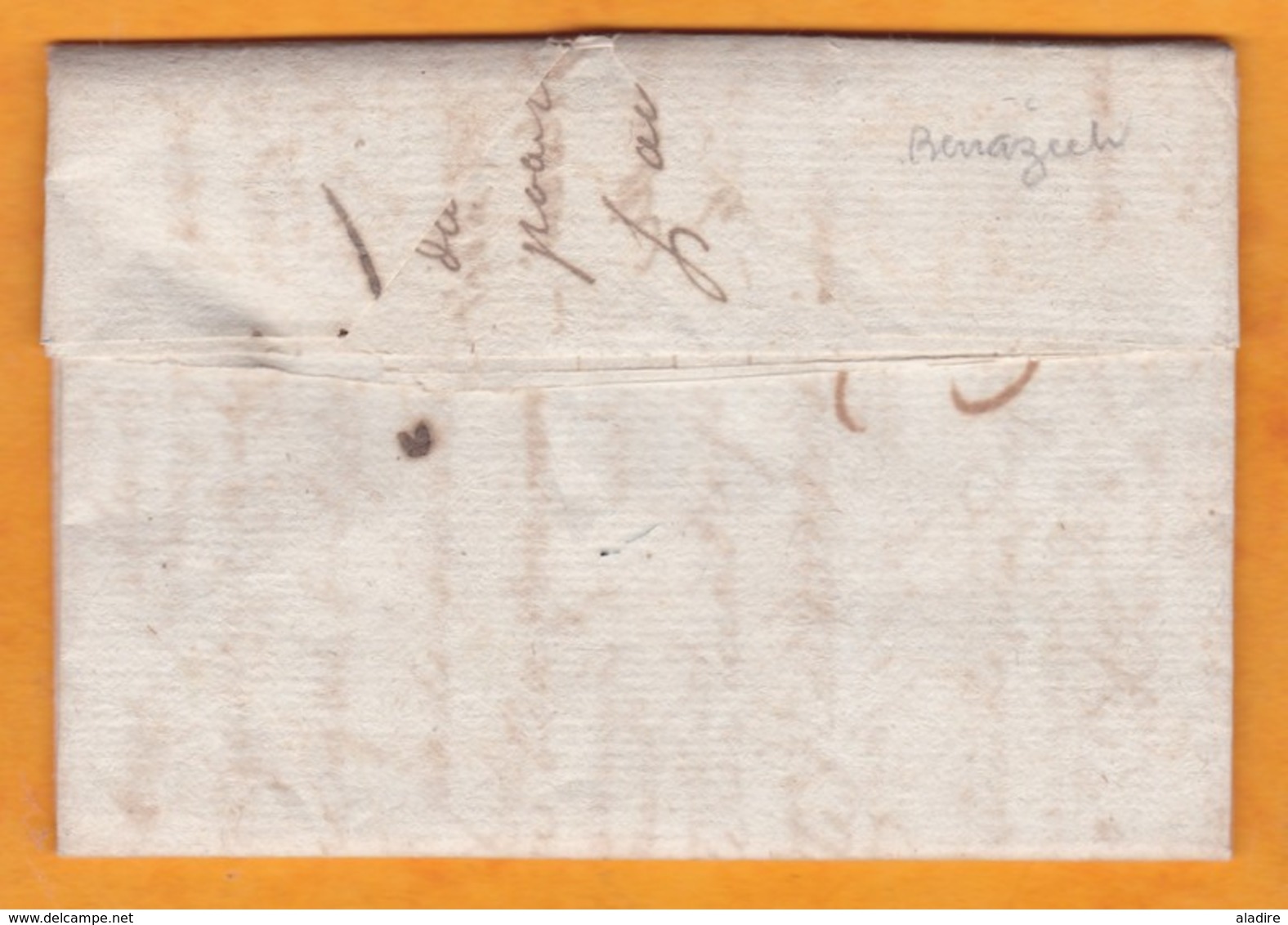 1787 - Marque Postale Clermont L' Hérault Sur Lettre Pliée Avec Correspondance De 3 Pages Vers Marseille, BdR - 1701-1800: Precursors XVIII