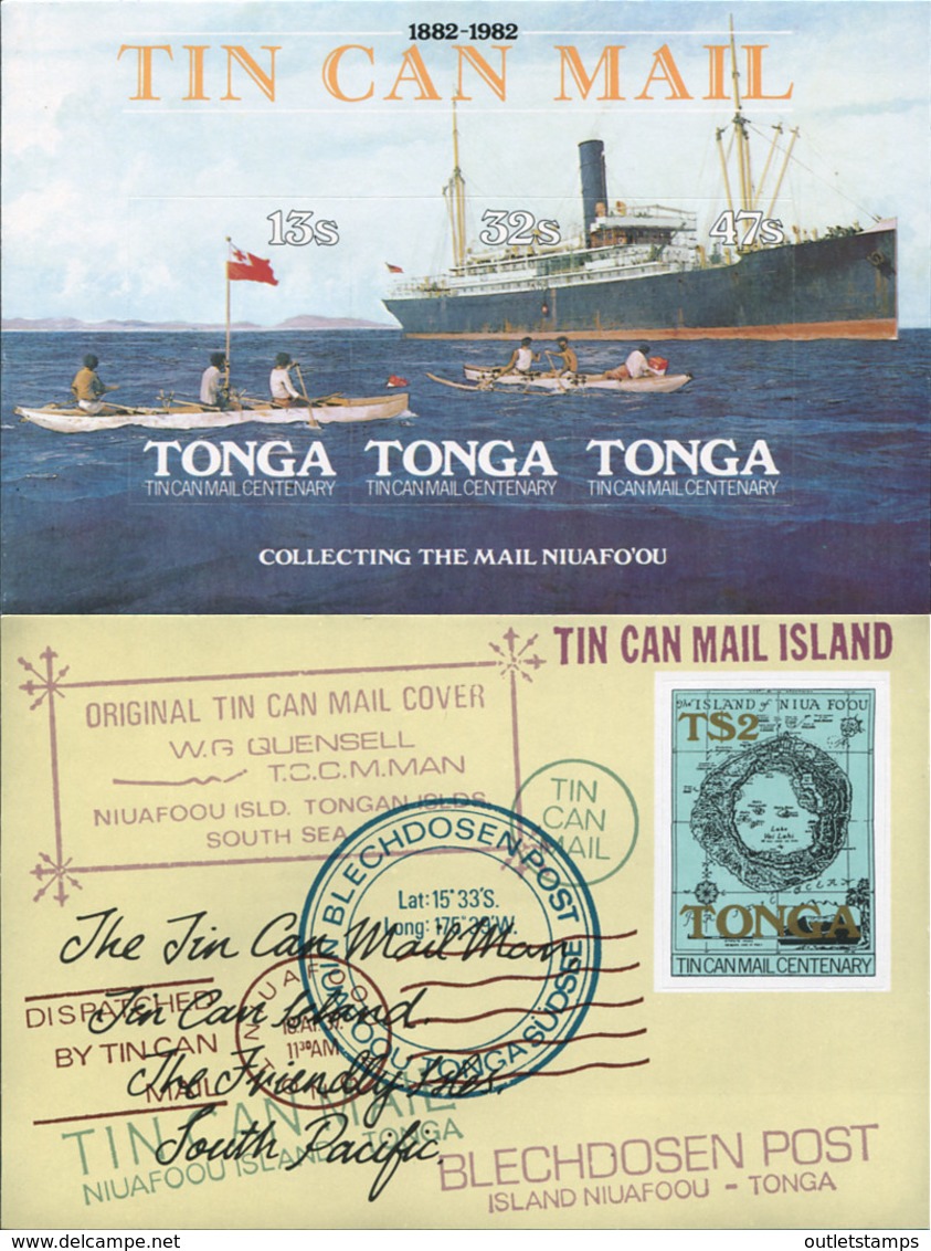 Ref. 365845 * NEW *  - TONGA . 1982. SERVICIO DE CORREO ENTRE ISLAS - Tonga (1970-...)