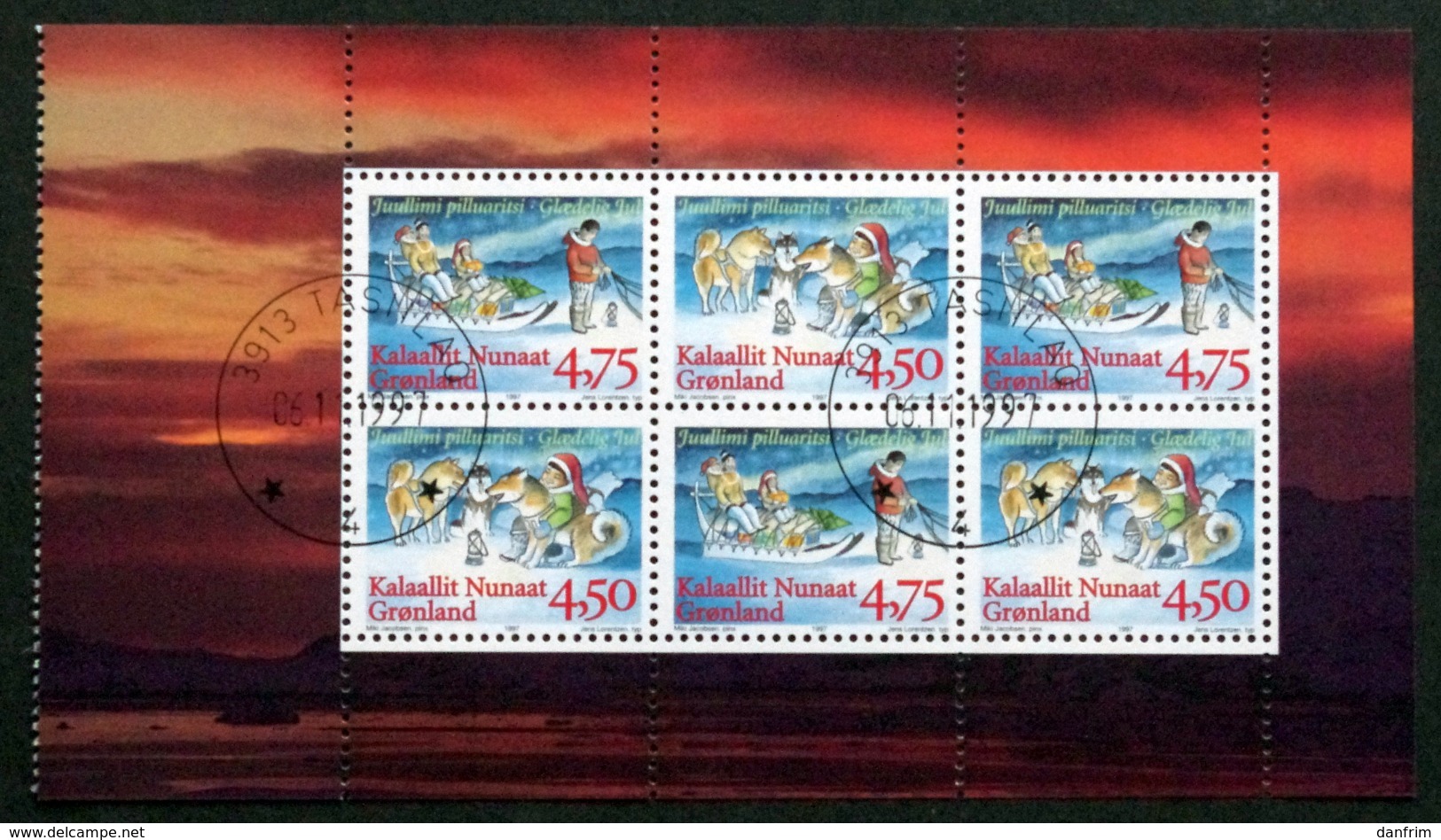 Greenland   1997   MiNr.313-14x    H -Blatt 16  (O) ( Lot Mappe ) - Oblitérés