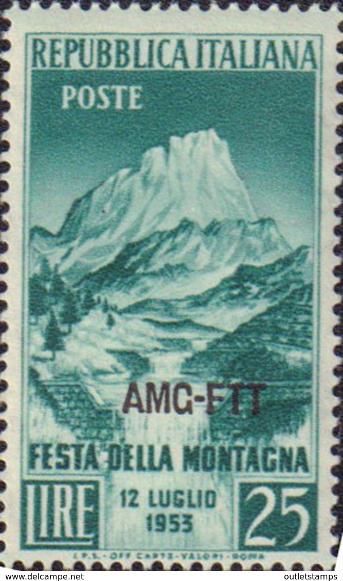 Ref. 77049 * NEW *  - TRIESTE A Zone . 1953. MOUNTAIN FESTIVAL. FIESTA DE LA MONTA�A - Ungebraucht