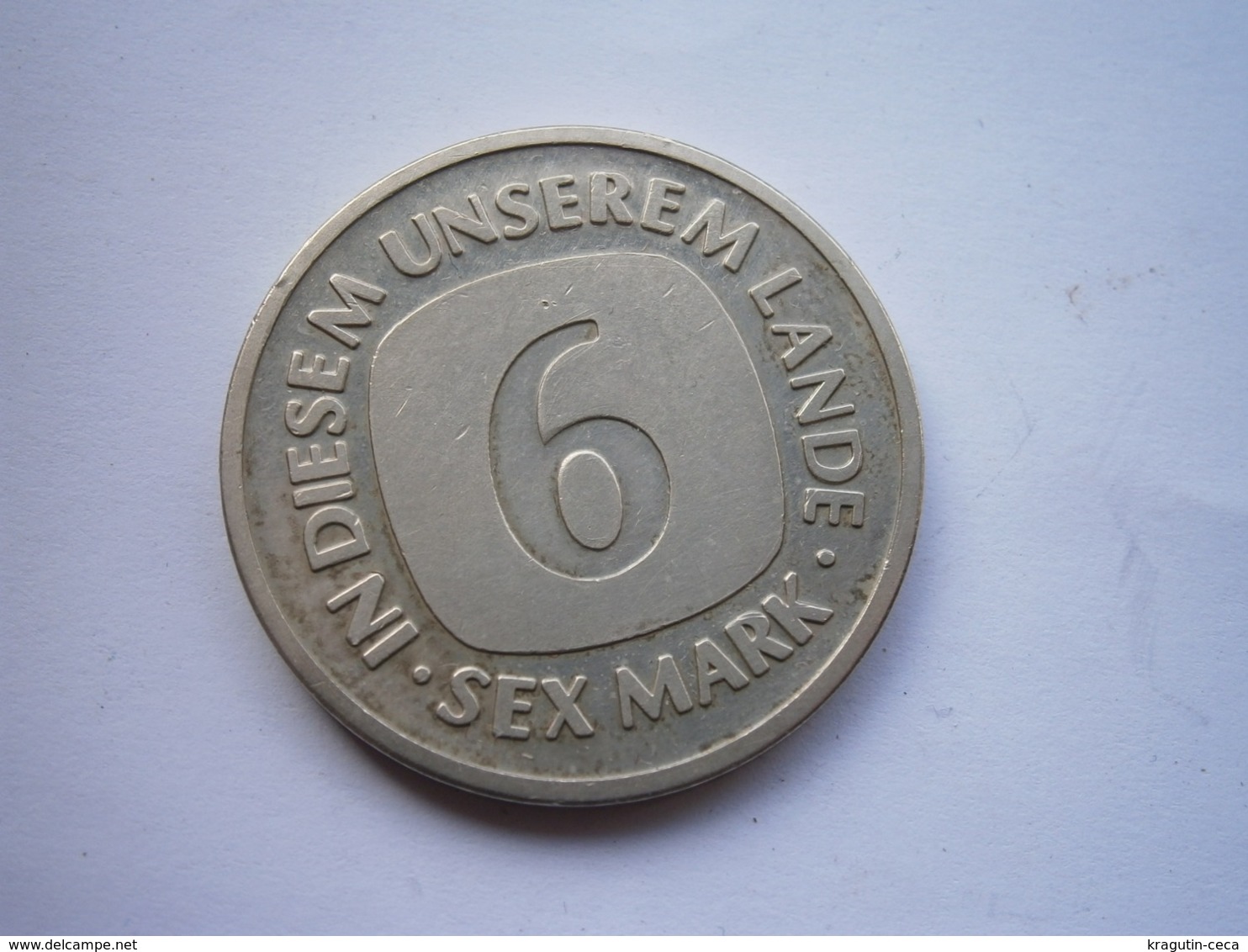 1992 DEUTSCHLAND MUNZE Germany BRD 6 Sex Mark Coin EINIGKEIT UND SEX UND FREIHEIT IN DIESEM UNSERE LANDE - Altri & Non Classificati