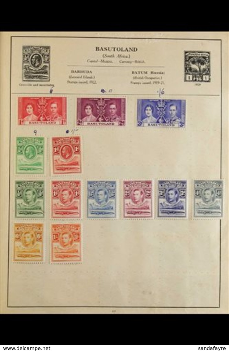 1850-1951 WELL FILLED STRAND ALBUM  Contains Mint & Used Ranges, Incl. Nova Scotia 1860-3 To 12½c Mint, Ceylon 1935-6 To - Autres & Non Classés