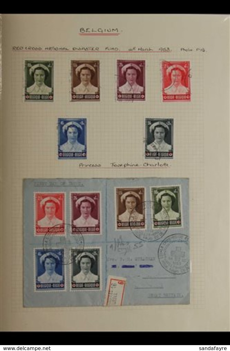 RED CROSS  1930's - 1960's World Collection Of Stamps & Covers Featuring The Red Cross, Mainly 1950's & 60's From Finlan - Ohne Zuordnung