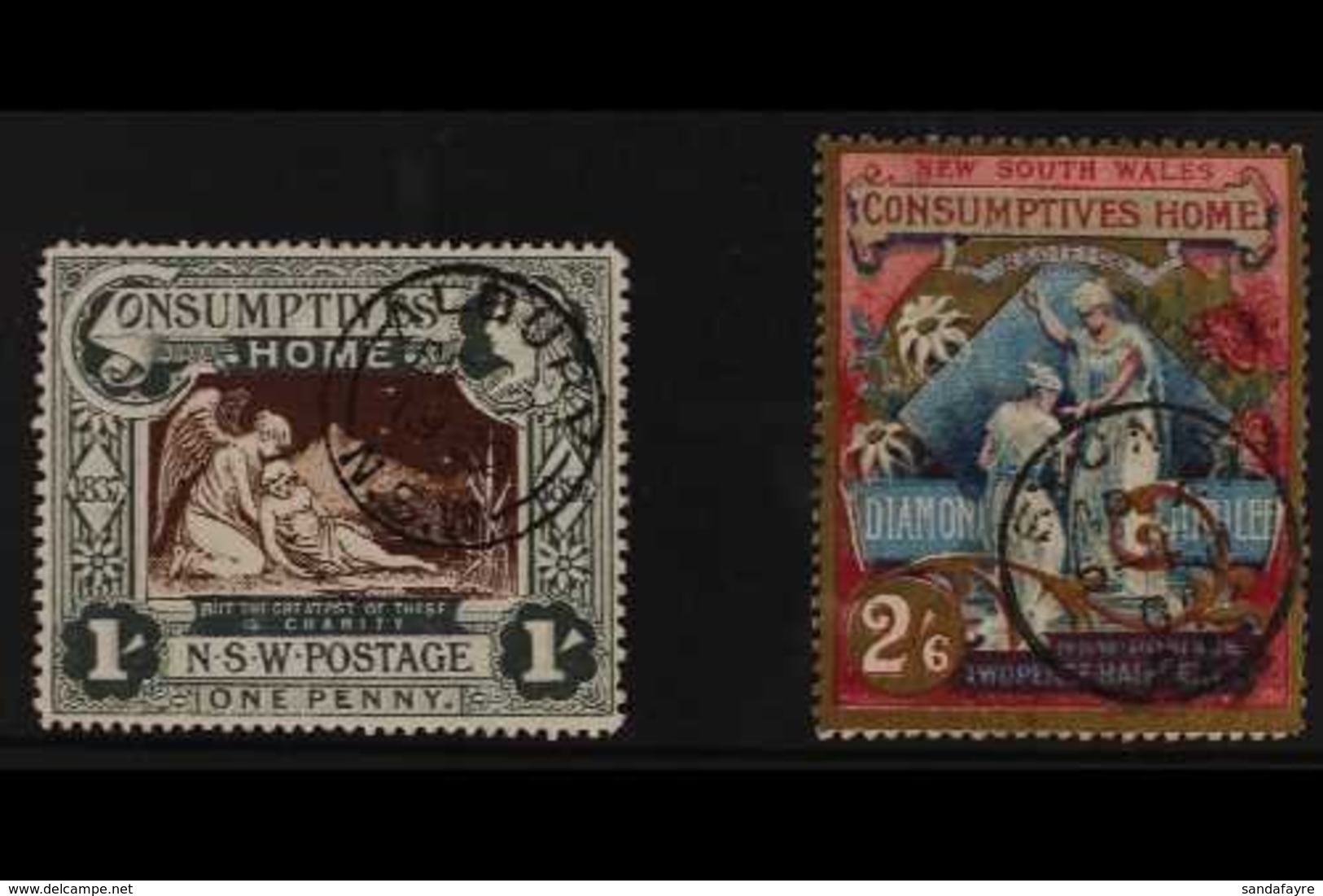 NEW SOUTH WALES  1897 Diamond Jubilee & Hospital Charity Set, SG 280/81, Good To Fine Used (2 Stamps) For More Images, P - Sonstige & Ohne Zuordnung