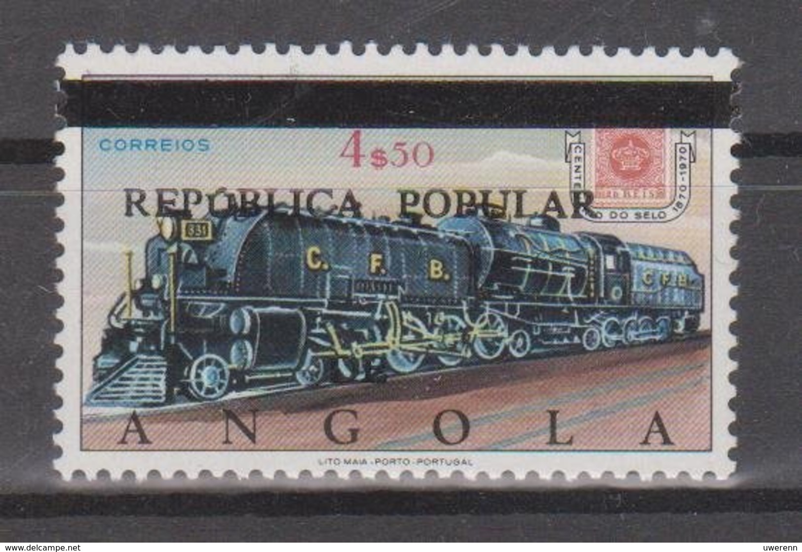 Angola 1980 110 Jahre Briefmarken In Angola: Mi 627 4,50 Kz Postfrisch - Angola