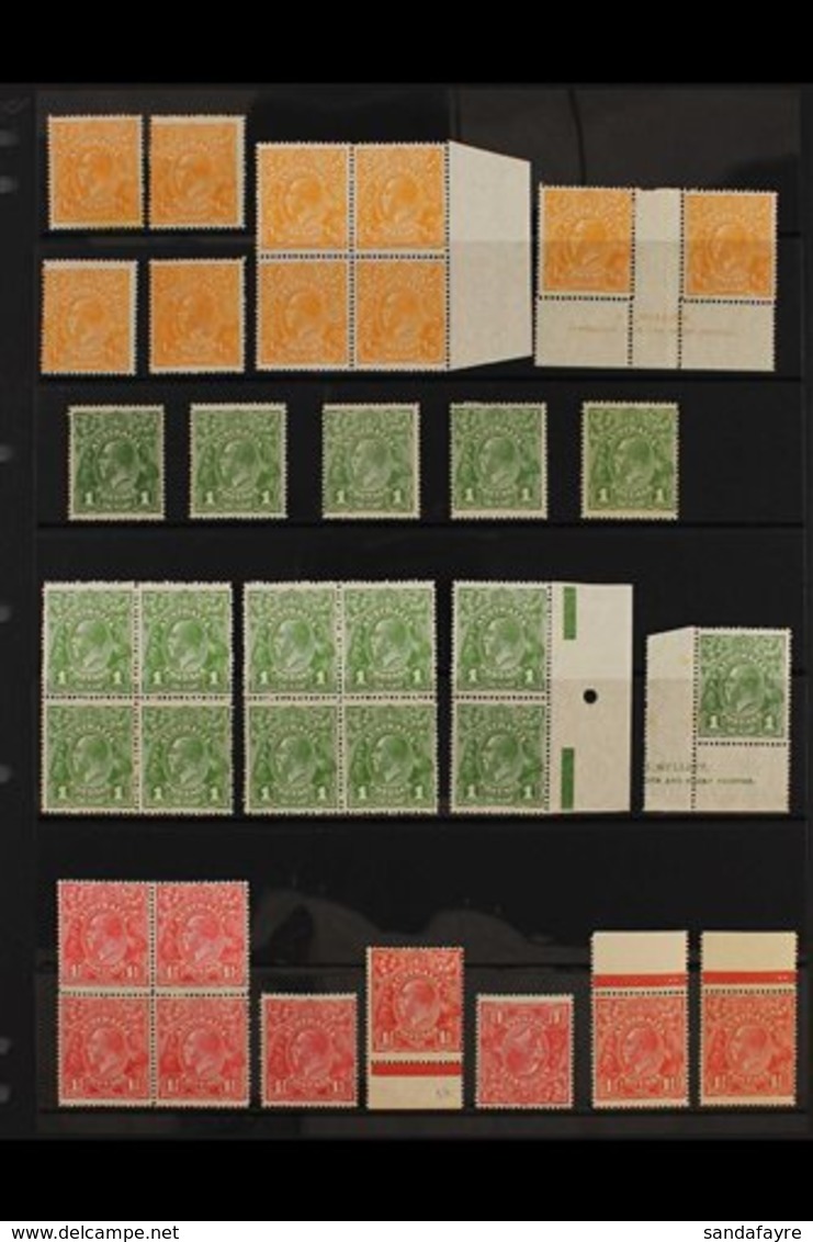 1926-1930 KGV MINT "HEADS" COLLECTION - PERF 14.  An Attractive Mint & Nhm Collection Of Multi Crown A Wmk (SG Wmk 7), P - Other & Unclassified