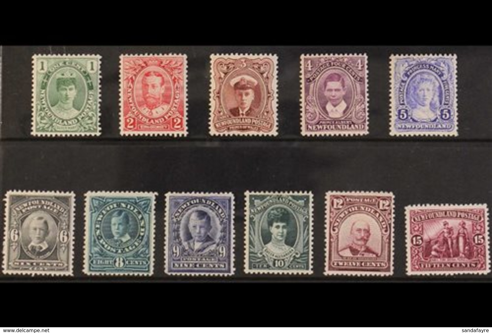 1911-16  Coronation Set, SG 117/27, Fine Mint (11 Stamps) For More Images, Please Visit Http://www.sandafayre.com/itemde - Other & Unclassified