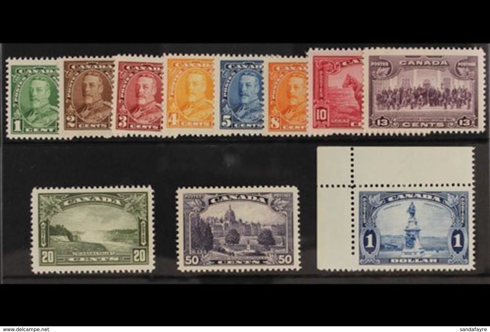 1935  KGV Definitives Complete Set, SG 341/51, Never Hinged Mint. (11 Stamps) For More Images, Please Visit Http://www.s - Other & Unclassified