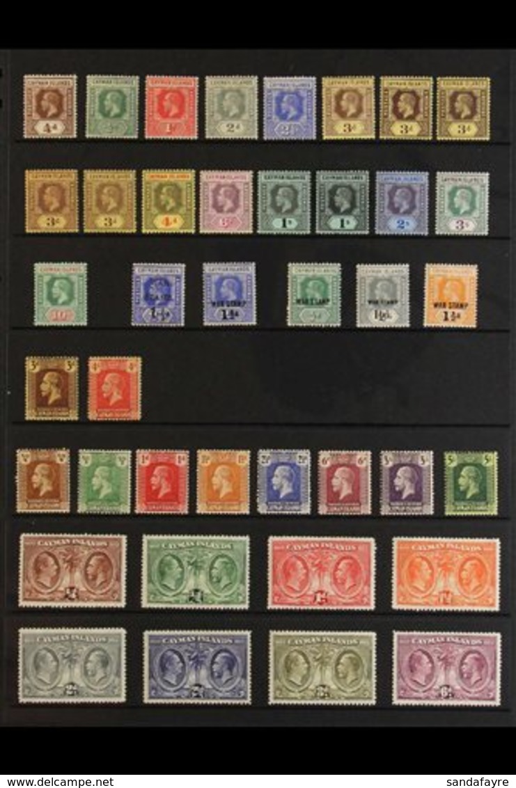 1912-35 FINE MINT COLLECTION  An Attractive All Different Collection Which Includes 1912-20 Good Range Of Values To 1s W - Cayman Islands