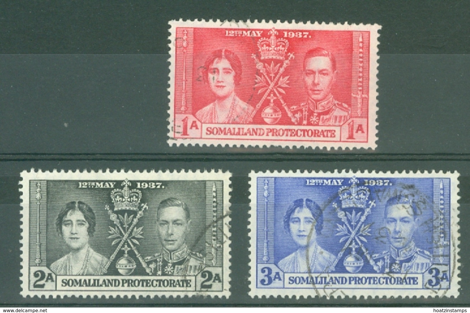 Somaliland Protectorate: 1937   Coronation     Used - Somaliland (Protectorate ...-1959)