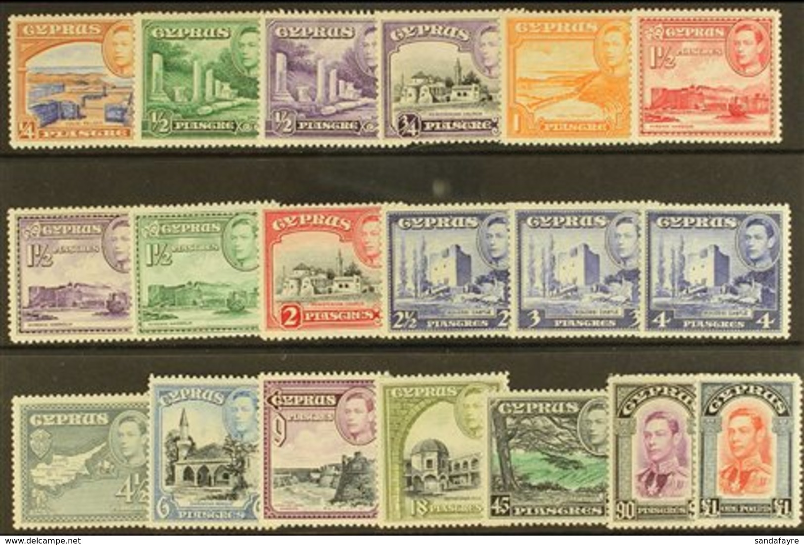 1938-51  Pictorial Definitive Set, SG 151/63, Never Hinged Mint (19 Stamps) For More Images, Please Visit Http://www.san - Sonstige & Ohne Zuordnung
