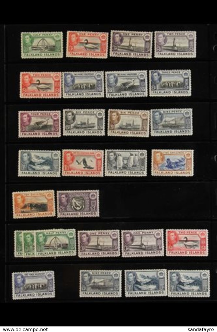 1891-1990 INTERESTING MINT & NEVER HINGED MINT RANGES  On Stock Pages, Includes 1891-1902 To 2½d, 1904-12 To 1s, 1912-20 - Falklandeilanden